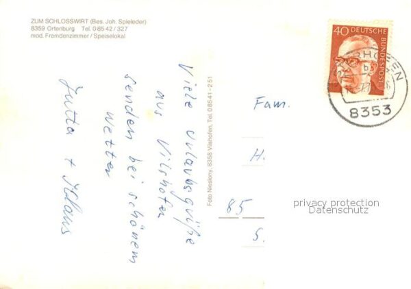 Ortenburg Zum Schlosswirt Speiselokal Burg Gasträ – Bild 2