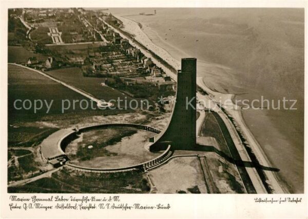 Laboe Marine Ehrenmal Fliegeraufnahme