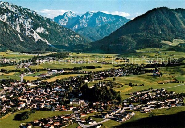 Ruhpolding Fliegeraufnahme mit Sonntagshorn Reifel