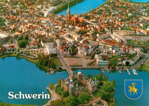 Schwerin Mecklenburg Zentrum Alt Schelf v Paulstadt und Schl