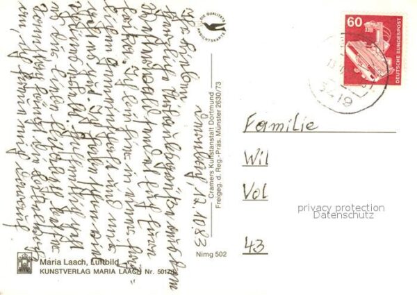 Maria Laach Glees Wallfahrtskirche Fliegeraufnahme – Bild 2