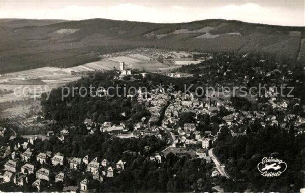 Koenigstein Taunus Höhenluftkurort Fliegeraufnahme