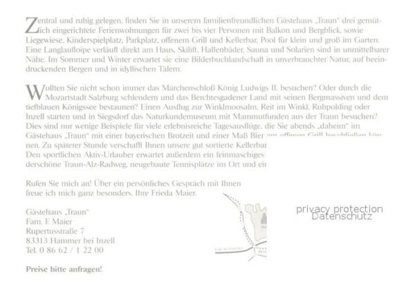 Hammer Siegsdorf Gästehaus Traun Swimming Pool Grillplat – Bild 2