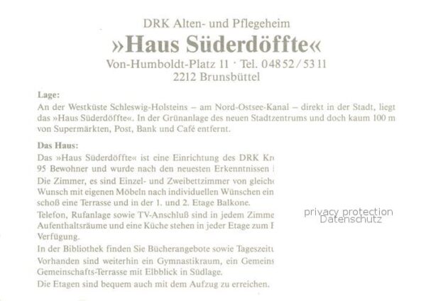 Brunsbuettel Haus Süderdöffte DRK Alten und Pflegehe – Bild 2