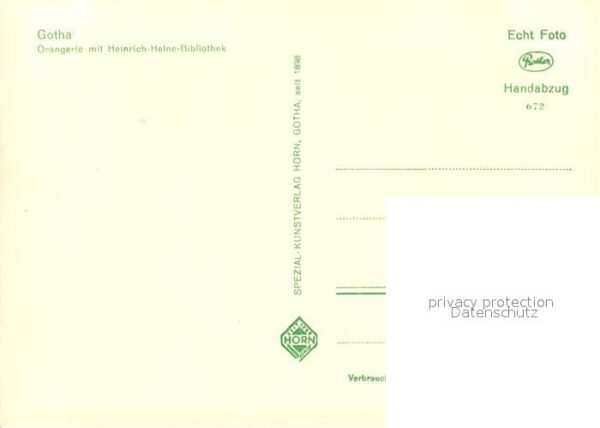 Gotha Thueringen Orangerie Heinrich Heine Bibliothek – Bild 2