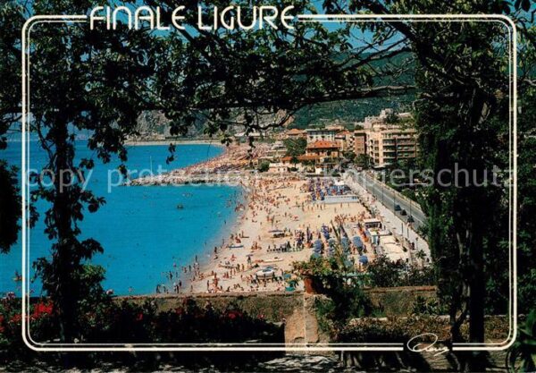 Finale Ligure Scorcio panoramico Spiaggia Strand
