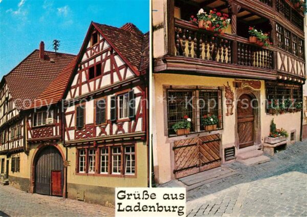 Ladenburg Altstadt Fachwerkhäuser
