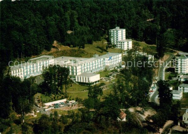Bad Brueckenau Hartwald Klinik der BfA Fliegeraufnahme