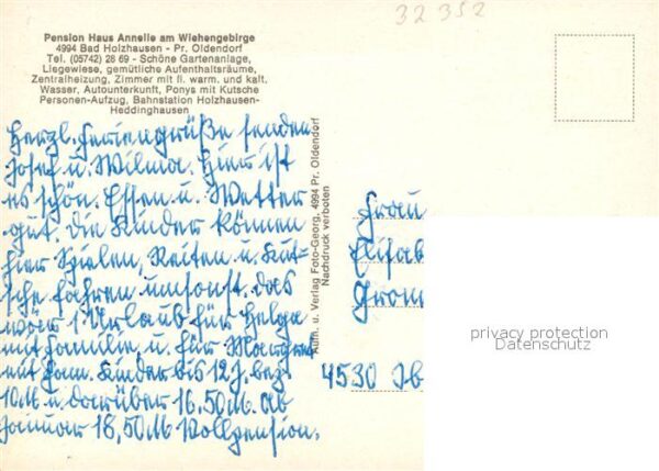Bad Holzhausen Luebbecke Pension Haus Annelie am Wiehengebirge – Bild 2