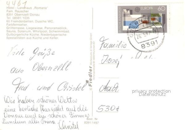 Obernzell Hotel Landhaus Romana Restaurant Swimmi – Bild 2