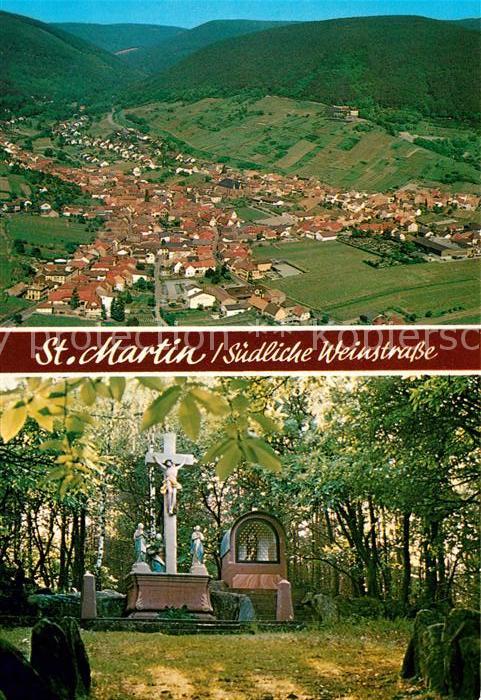St Martin Pfalz Fliegeraufnahme Wetterkreuz mit Odilien