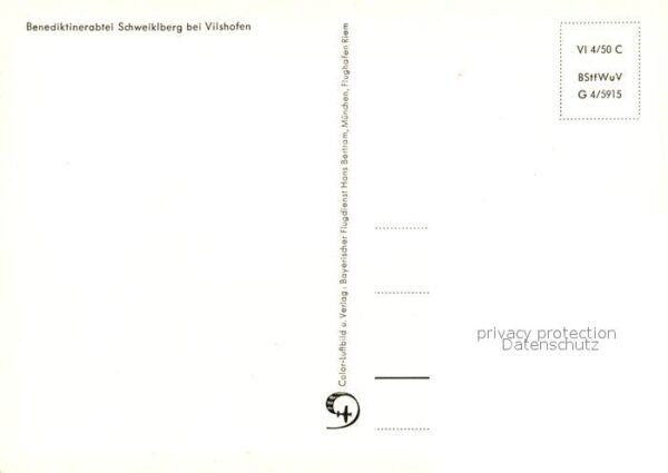 Vilshofen Donau Benediktinerabtei Schweiklberg Fliegera – Bild 2