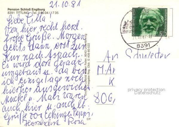 Tittling Pension Schloss Englburg Fliegeraufnahm – Bild 2