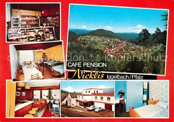 Iggelbach Cafe Pension Nicklis Landschaftspanoram