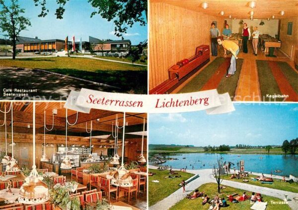 Lichtenberg Oberfranken Cafe Restaurant Seeterrassen Kegelbahn