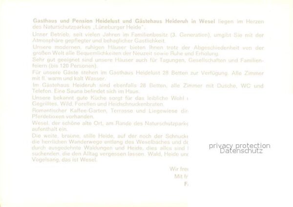 Undeloh Gasthaus Pension Heidelust Kaminzimmer – Bild 2