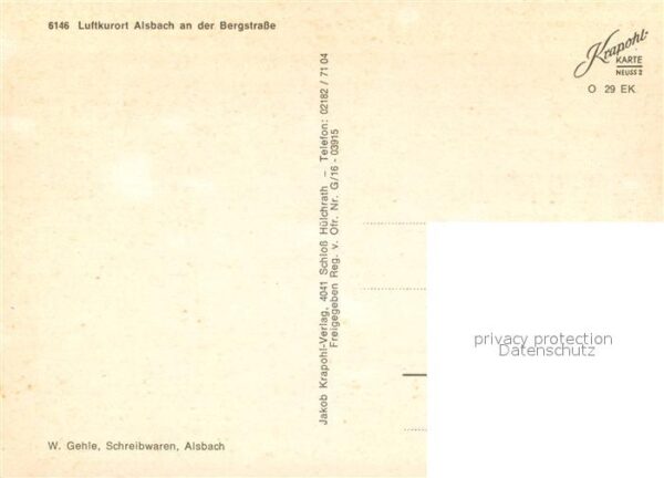 Alsbach Bergstrasse Fliegeraufnahme – Bild 2