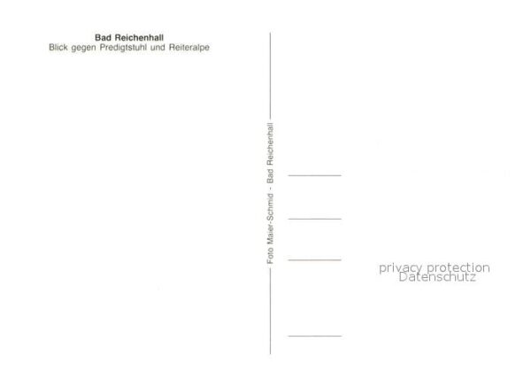 Bad Reichenhall Panorama Blick gegen Predigtstuhl und R – Bild 2