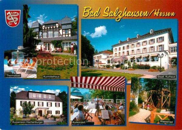 Bad Salzhausen Thermalbad Kurmittelhaus Kurhaus Kurpen