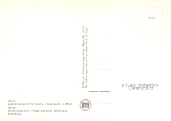 Wasserkuppe Rhoen Landschaftspanorama Segelflugschule Rad – Bild 2