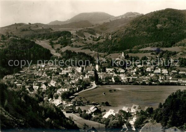 Schoenau Schwarzwald Panorama Luftkurort