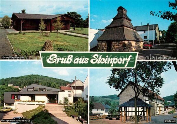Steinperf Eiloh Schutzhütte 700 Jahre altes Backh