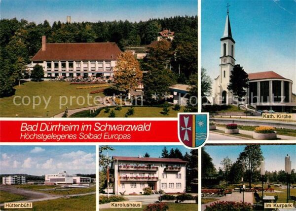 Bad Duerrheim Kurhaus Kath Kirche Hüttenbühl Karolush