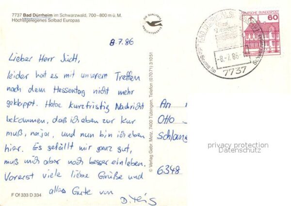 Bad Duerrheim Kurhaus Kath Kirche Hüttenbühl Karolush – Bild 2