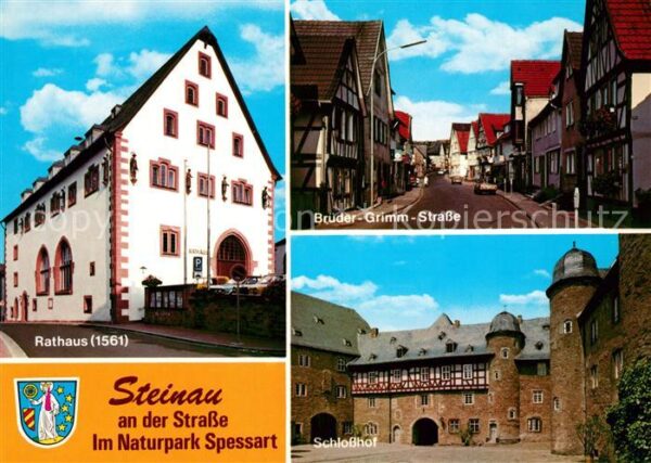 Steinau Strasse Rathaus Brüder Grimm Strasse Schlosshof