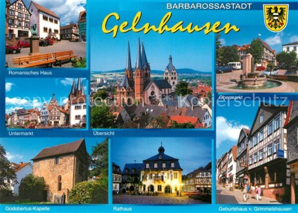 Gelnhausen Barbarossastadt Markt Kirche Kapelle Ra