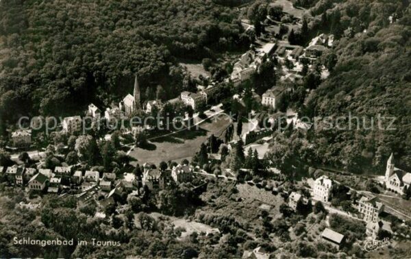 Schlangenbad Taunus Fliegeraufnahme