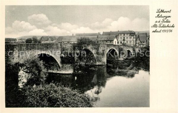 Melsungen Fulda Alte Fuldabrücke