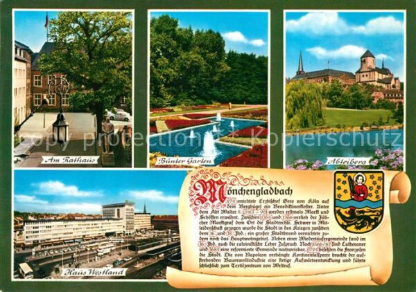 Moenchengladbach Rathaus Bunter Garten Abteiberg Haus We