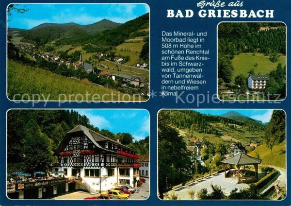 Bad Griesbach Schwarzwald  Panorama Wandelhalle Kurklinik
