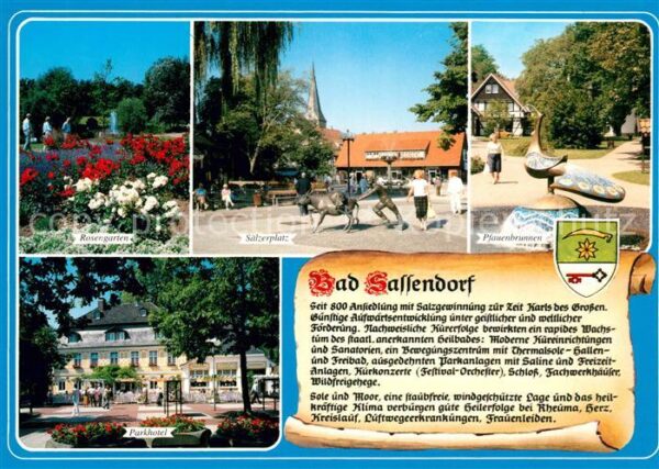 Sassendorf Bad Rosengarten Sälzerplatz Pfauenbrunnen P