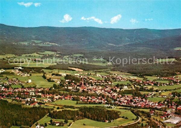 Zwiesel Niederbayern Fliegeraufnahme