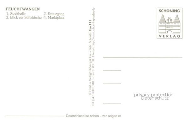 Feuchtwangen Stiftskirche Marktplatz Kreuzgang Stadt – Bild 2
