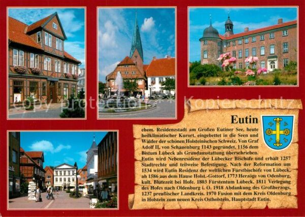 Eutin Brunnen Schloss Marktplatz Michaeliskir