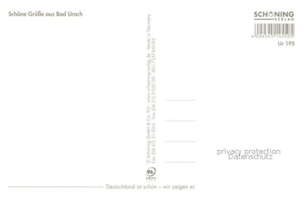 Urach Bad Fachwerk Kirche Marktplatz Denkmal – Bild 2