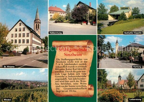 Sinzheim Sankt Vinzenz Halberstung Nothelfer Kap
