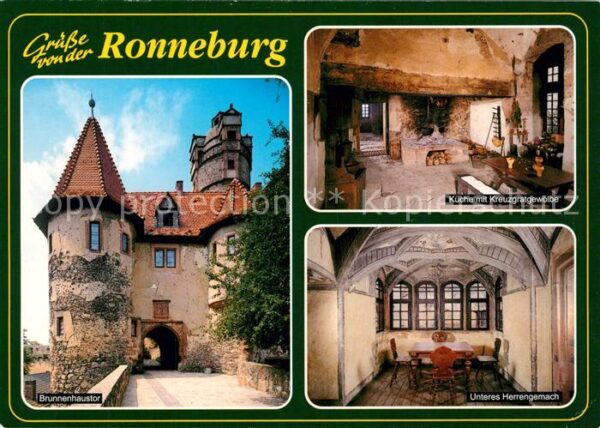 Ronneburg Hessen Burg Küche Kreuzgratgewölbe Unteres Her