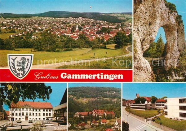Gammertingen Panorama Teufelstor Schloss Ortsansicht