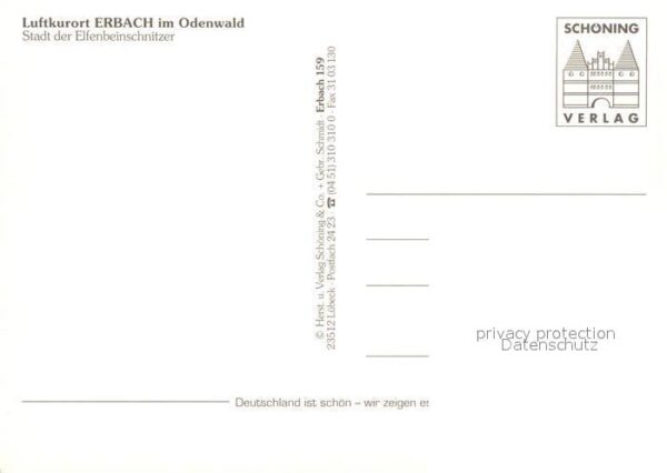 Erbach Odenwald Kloster Lorsch Wasserburg Schloss – Bild 2