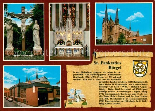 Buergel Offenbach Kath Pfarrkirche St Pankratius Hochalta
