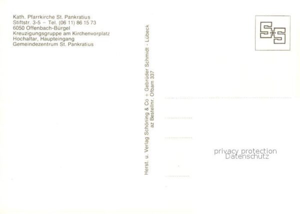Buergel Offenbach Kath Pfarrkirche St Pankratius Hochalta – Bild 2