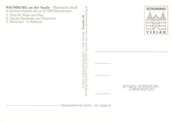 Naumburg Saale Dom St Peter und Paul Jakobs Apotheke M – Bild 2