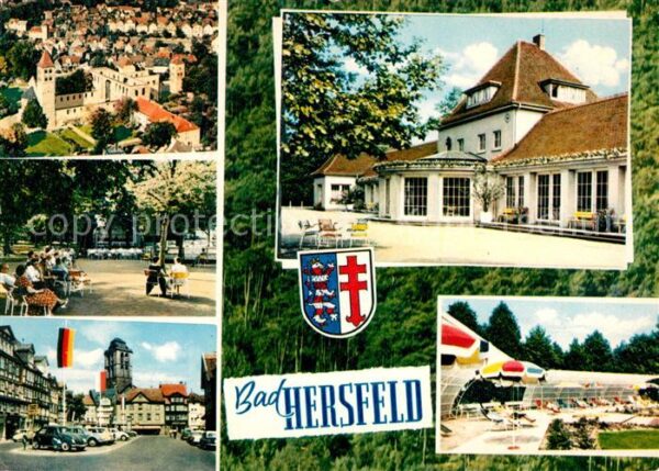 Bad Hersfeld Schloss Kurhaus Kuranlagen Stadtplatz