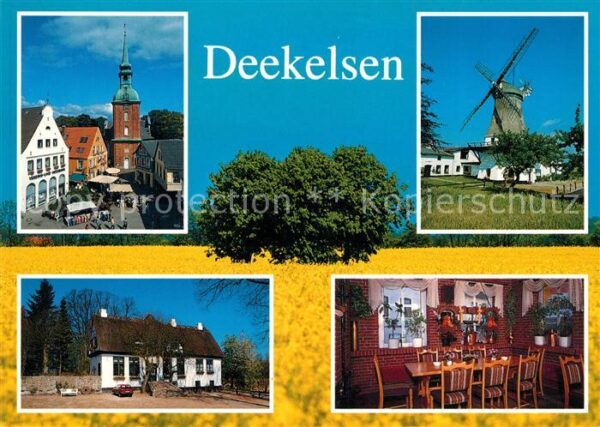 Deekelsen Marktplatz Mühle Gasthaus Gaststube Dre