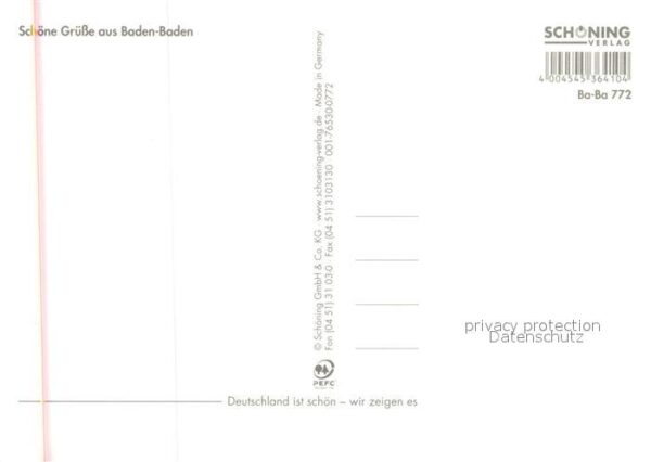 Baden-Baden Russ Kirche Lichtentaler Allee Kurhaus – Bild 2
