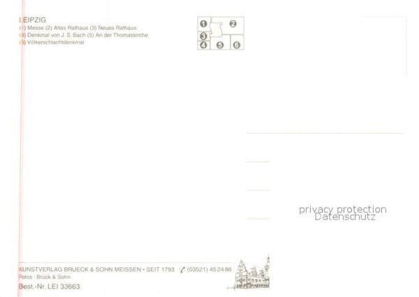 Leipzig Messe Altes und neues Rathaus Denkmal J – Bild 2